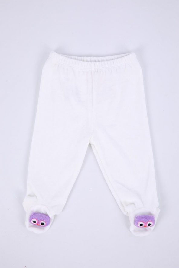 Kadife Oyuncaklı Kız Erkek Bebek Çocuk Pantolon Baykuş - 5