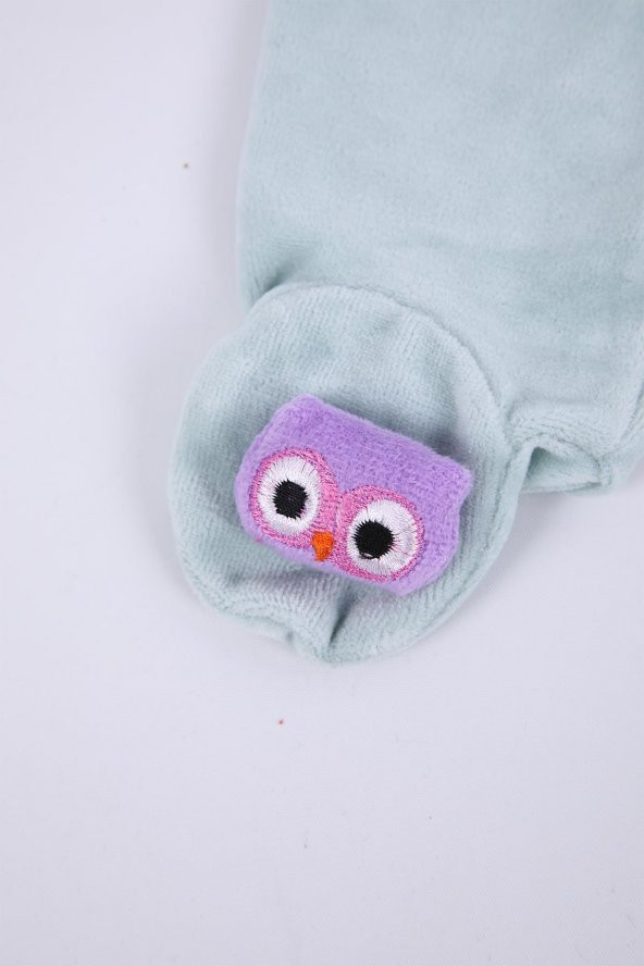 Kadife Oyuncaklı Kız Erkek Bebek Çocuk Pantolon Baykuş - 8