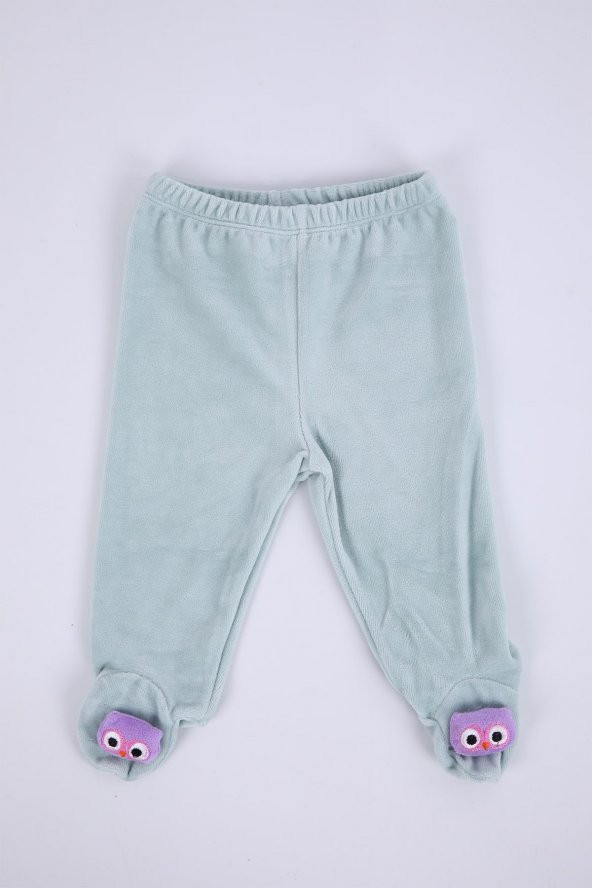 Kadife Oyuncaklı Kız Erkek Bebek Çocuk Pantolon Baykuş - 9