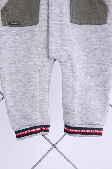 Babyhola Kız Erkek Çıtçıtlı Kapüşonlu Şardonlu Kışlık Tulum 12644 - 5