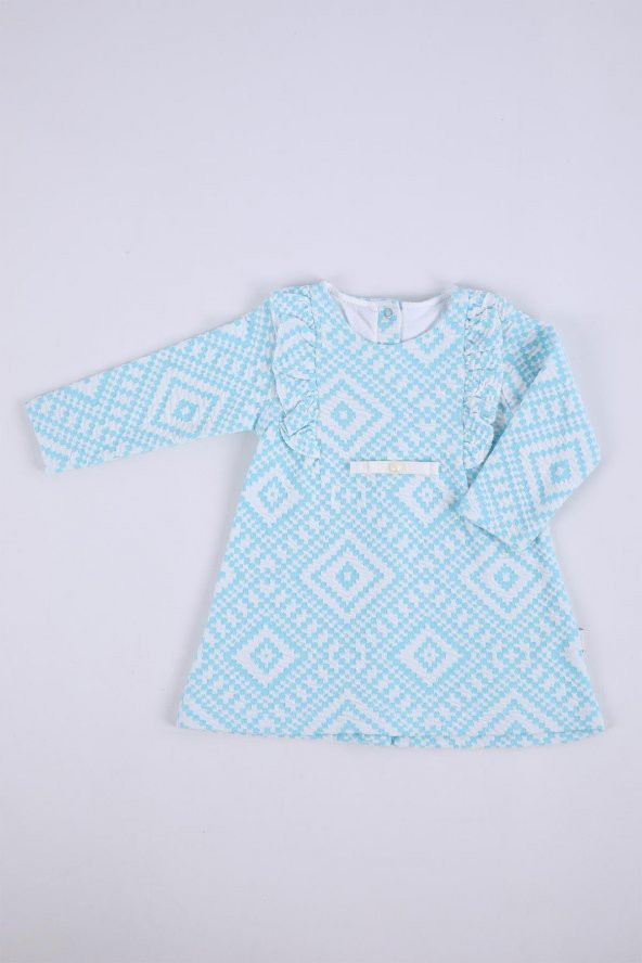 Babyhola Kız Bebek Çocuk Uzun Kollu Elbise Mevsimlik Baharlık 229149 - 7