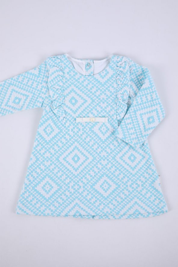 Babyhola Kız Bebek Çocuk Uzun Kollu Elbise Mevsimlik Baharlık 229149 - 10