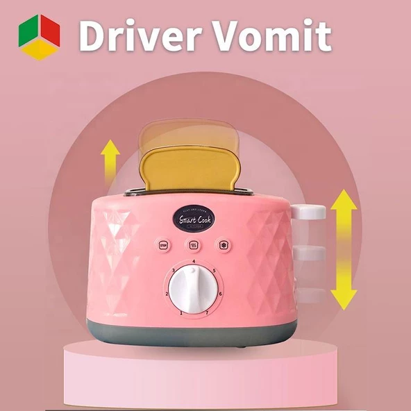 Birlik Oyuncak Tost Makinesi LD665A-LD665B,Çocuklar İçin Oyuncak Tost Makinesi - 4