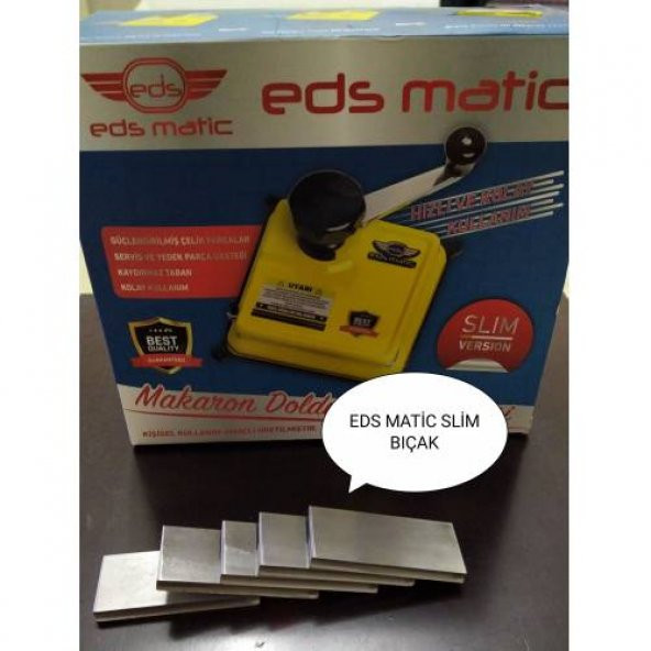 Eds Slim (çelik) Tütün Sarma Bıçağı,ince Tütün Sarma