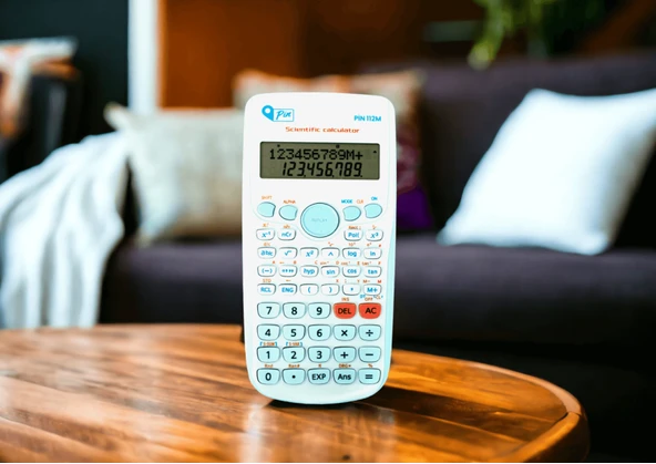 Pin 112M Fonksiyonel Bilimsel Hesap Makinesi Mavi - Resim 2