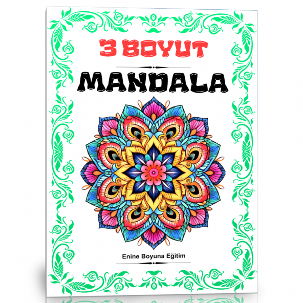 3 Boyut Mandala Boyama Kitabı (152 Süper Mandala)