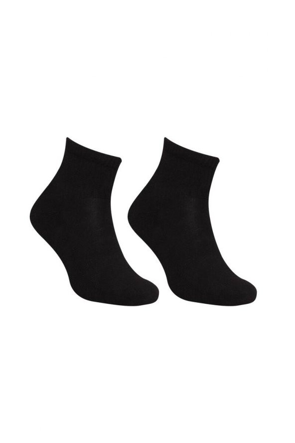 Kadın Havlu Soket Çorap 50500  Siyah