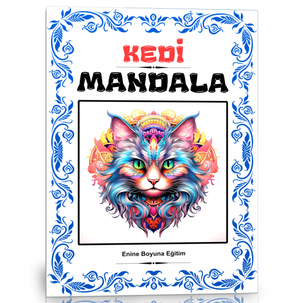 Kedi Mandala Boyama Kitabı (Kedigiller Familyası)