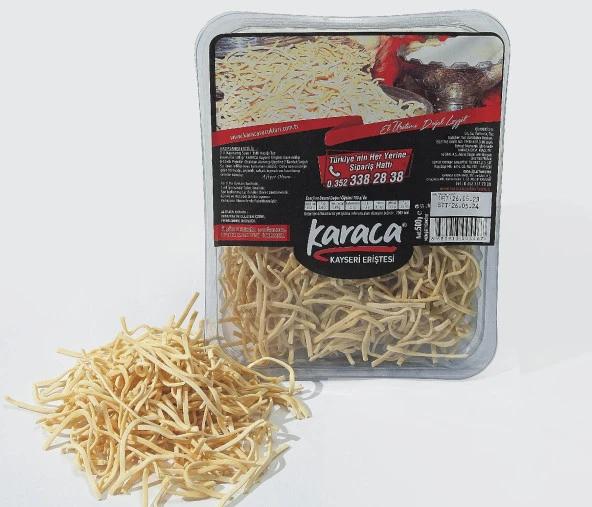 Karaca Kesme Erişte 500 Gr