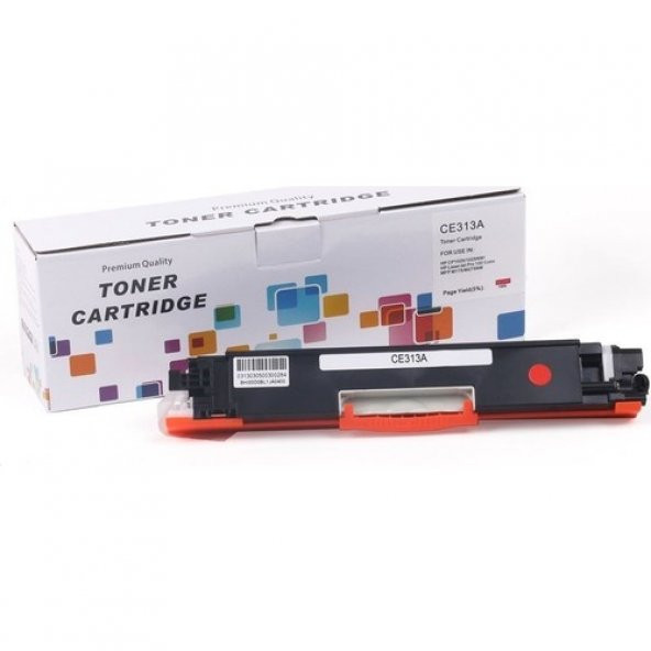 HP CE313A Muadil Kırmızı Toner CP1025 (126A) CRG 729 - Pro 100 - 1