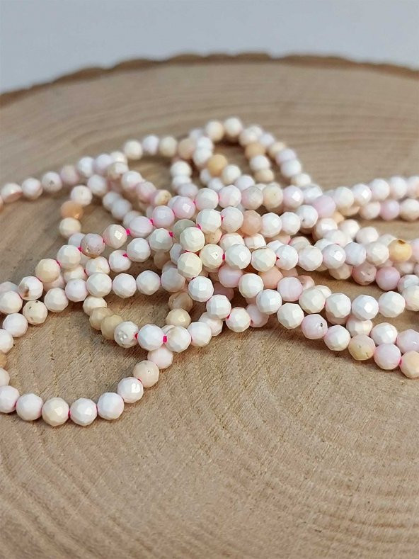 Beyaz Opal Taşı Dizi 3mm - Resim 3