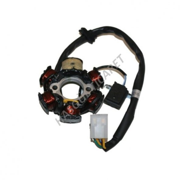 Hsgl Motorsiklet Cub Sfc Ft 110 6 lı 5 Çıkışlı Statör KN72005 - 4