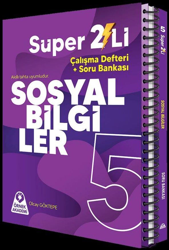 5. Sınıf Süper İkili Sosyal Bilgiler Seti Örnek Akademi