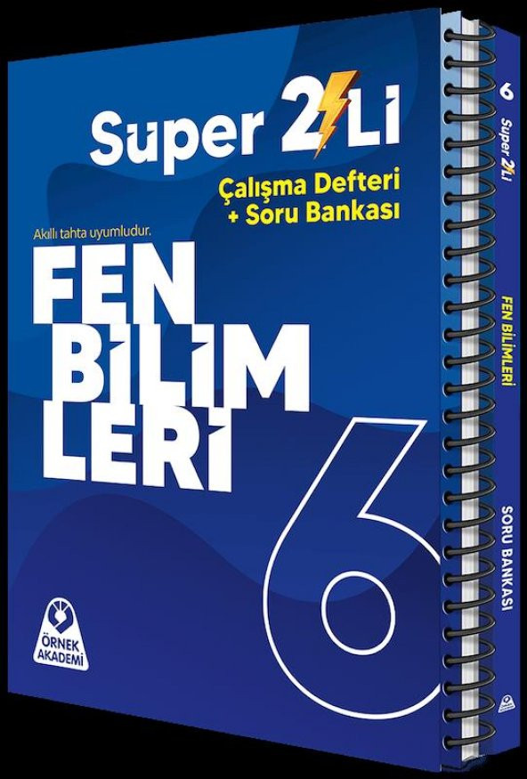 6. Sınıf Süper İkili Fen Bilimleri Seti Örnek Akademi