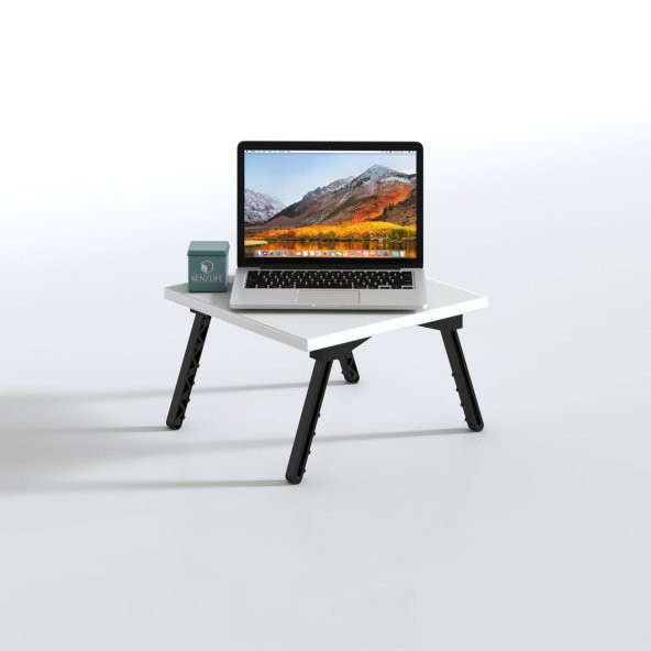 Kenzlife laptop dizüstü bilgisayar sehpası tankutay byz 20*39*39 yemek sofra siyah ayak - 3