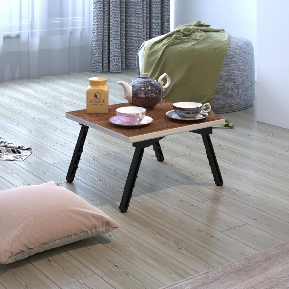 Kenzlife laptop dizüstü bilgisayar sehpası tankutay cvz 20*39*39 yemek sofra siyah ayak - 2
