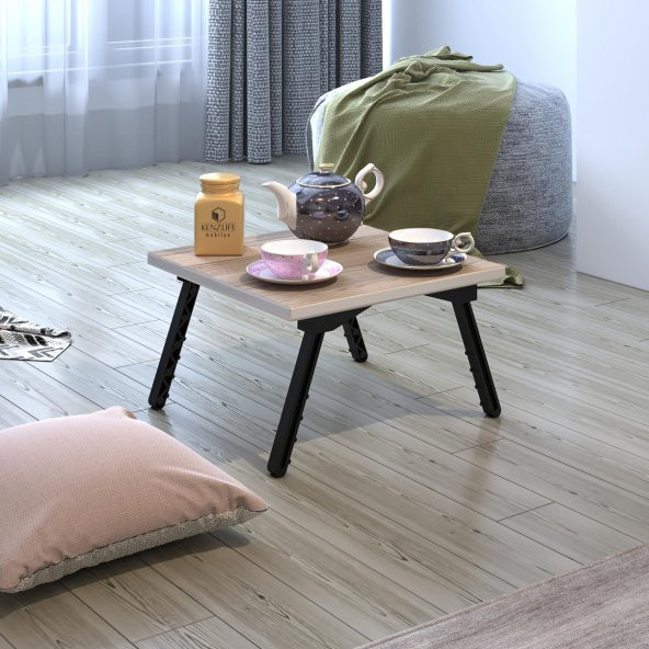 Kenzlife laptop dizüstü bilgisayar sehpası tankutay crd 20*39*39 yemek sofra siyah ayak - Resim 2