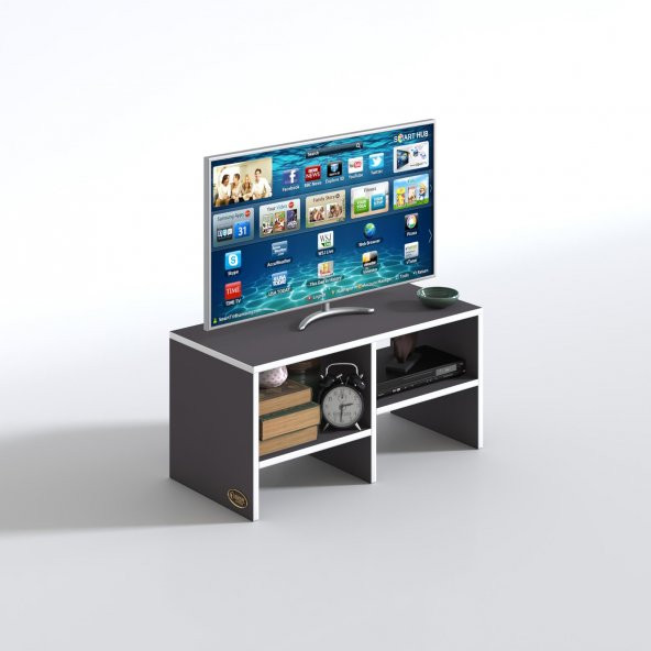 Kenzlife televizyon sehpası tatabanya gri 040*080*38 tv ünitesi (m) - Resim 2