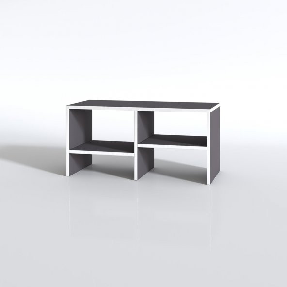 Kenzlife televizyon sehpası tatabanya gri 040*080*38 tv ünitesi (m) - Resim 3