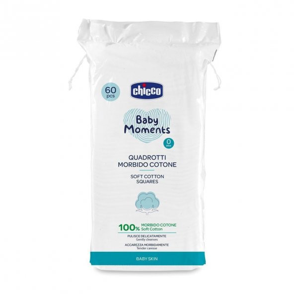 Chicco Baby Moments Doğal Pamuk 60 Adet