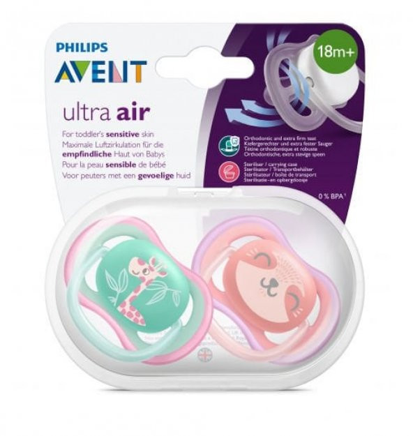 Philips Avent Ultra Air Emzik 18+ Ay 2li Kız