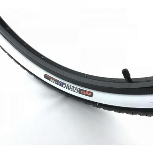 CST C1103 26X2.00 BİSAN BEYAZ YANAK HİZMET BİSİKLETİ DIŞ LASTİK