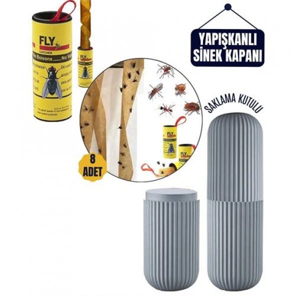 TransForMacion 8 Adet Yapışkanlı Sinek Şeridi Korumalı Kutulu 712544 - Resim 2