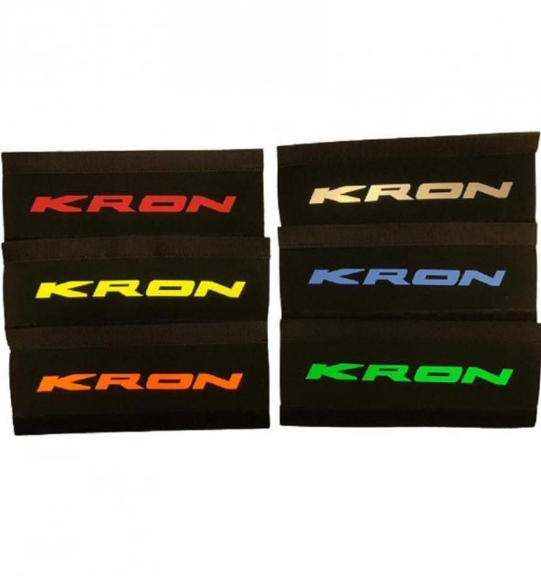 Kron Bisiklet Reflektörlü Kadro Koruyucu ve Zincir Koruyucu Sarı Kadro Koruma Kılıfı - 3
