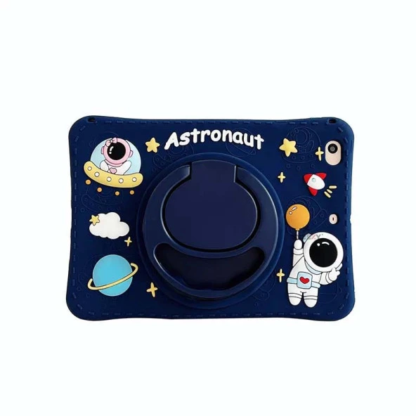 Apple İpad Air 4 /5 .Nesil 10.9 İnç ile uyumlu AstroGuard Uzay Yolcusu Kids Çocuk Tablet Kılıfı