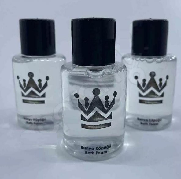 100 Adet Banyo Jakuzi Köpüğü Otel Tipi Mini 30 ML Silindir  Şişe Tek Kullanımlık Kullan At - 2