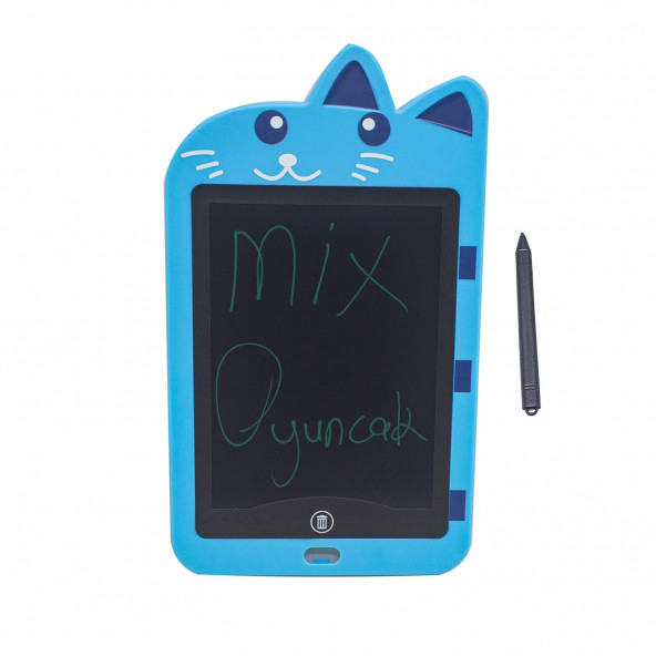 Yazı Tahtası Çocuk Yazı tahtası Dijital 8,5inc Ekran Kalemli Mavi