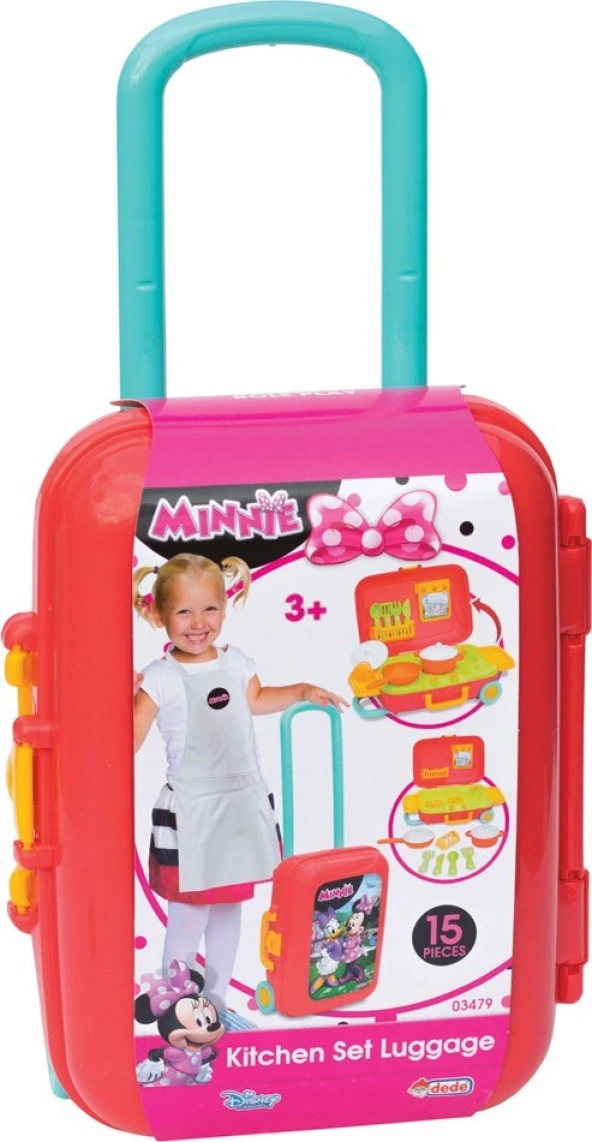 Minnie Mouse Mutfak Set Bavulum 4790 - Resim 2
