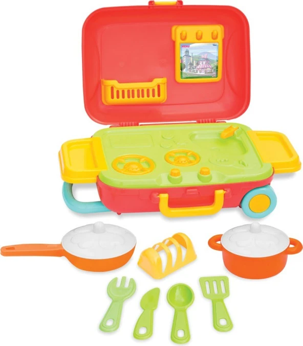 Minnie Mouse Mutfak Set Bavulum 4790 - Resim 3