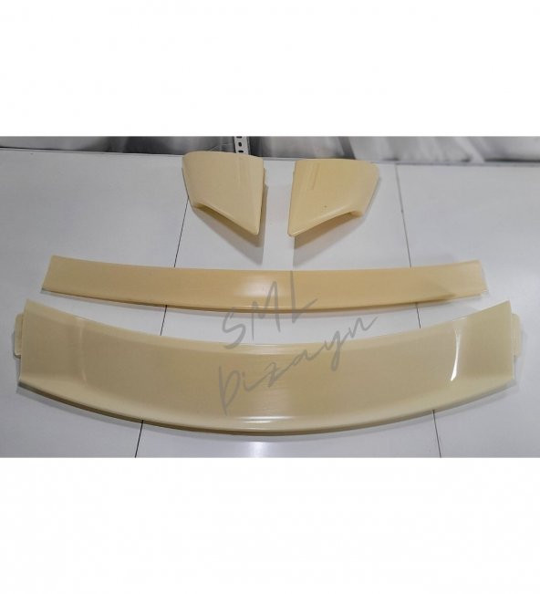 Honda Civic Fd6 Bagaj Üstü 4 Parça Yüksek Spoiler / Spoyler - 6