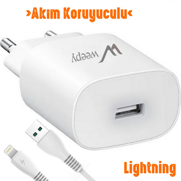 Weepy Wpy-040L Ev Tipi Lightning İphone Şarj Aleti 22w 4.1A