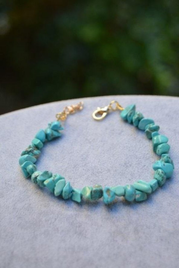 STONEAGE Turkuaz Doğal Taşlı Kadın Bileklik ürün görseli