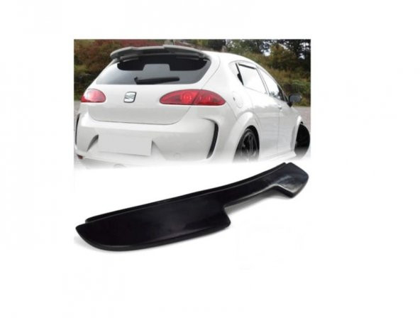 Seat Leon Cam Üstü Spoiler 2009-2012 Pianoblack - Resim 2