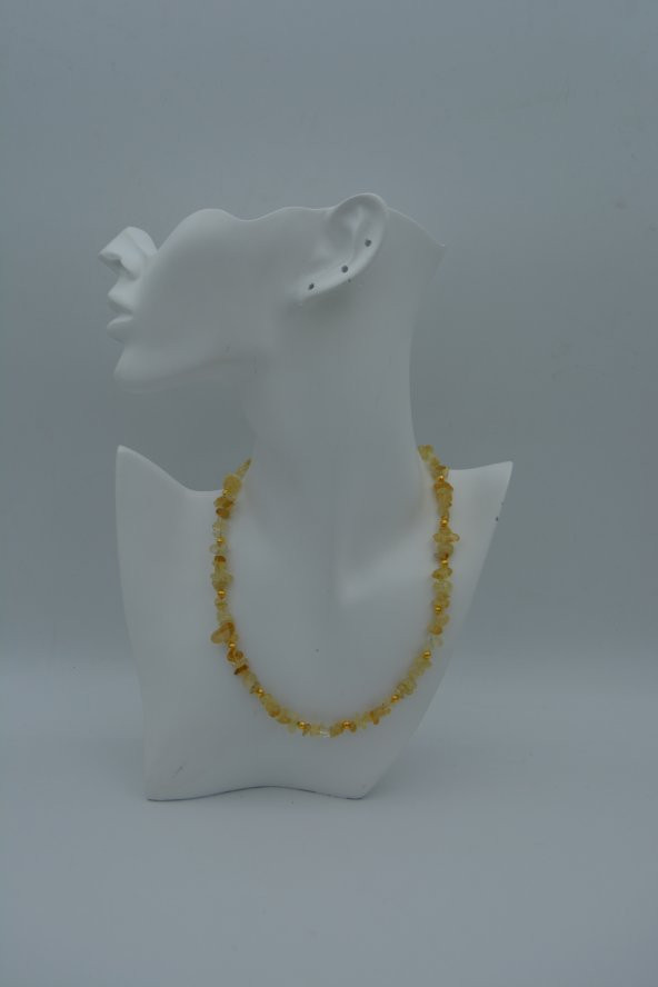 STONEAGE SİTRİN TAŞLI KOLYE