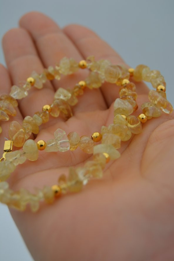 STONEAGE SİTRİN TAŞLI KOLYE - 3