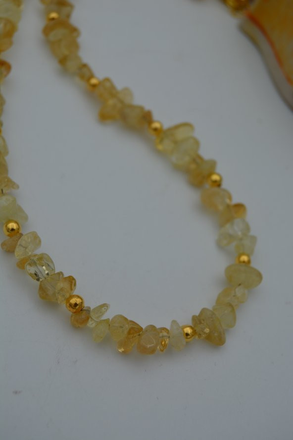 STONEAGE SİTRİN TAŞLI KOLYE - 4