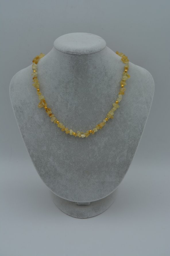 STONEAGE SİTRİN TAŞLI KOLYE - 6