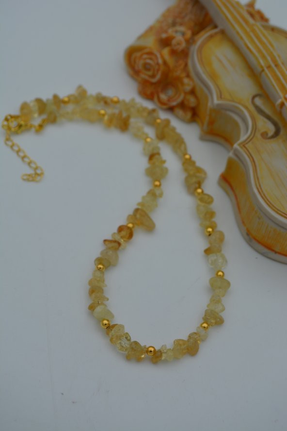 STONEAGE SİTRİN TAŞLI KOLYE - 7