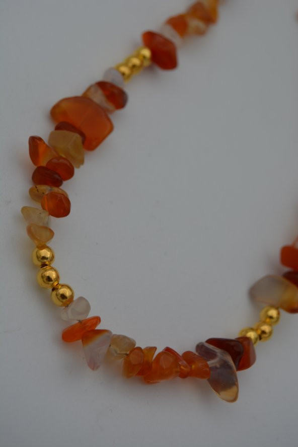 STONEAGE YEMEN AKİĞİ DOĞALTAŞLI KOLYE - Resim 5