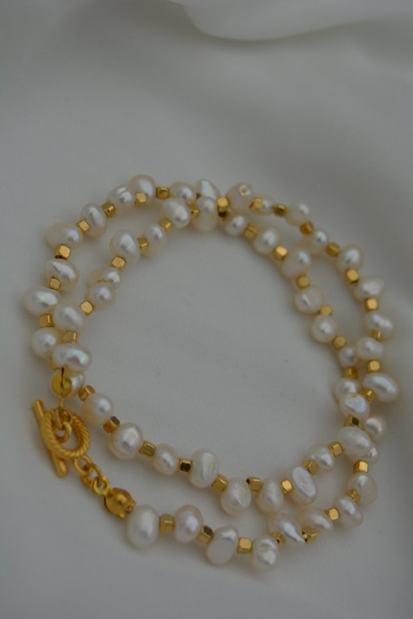 STONEAGE YASSI BAROK İNCİ KOLYE - Resim 2