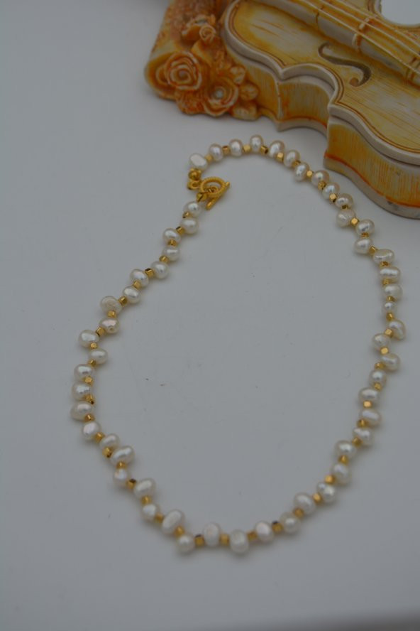 STONEAGE YASSI BAROK İNCİ KOLYE - Resim 4