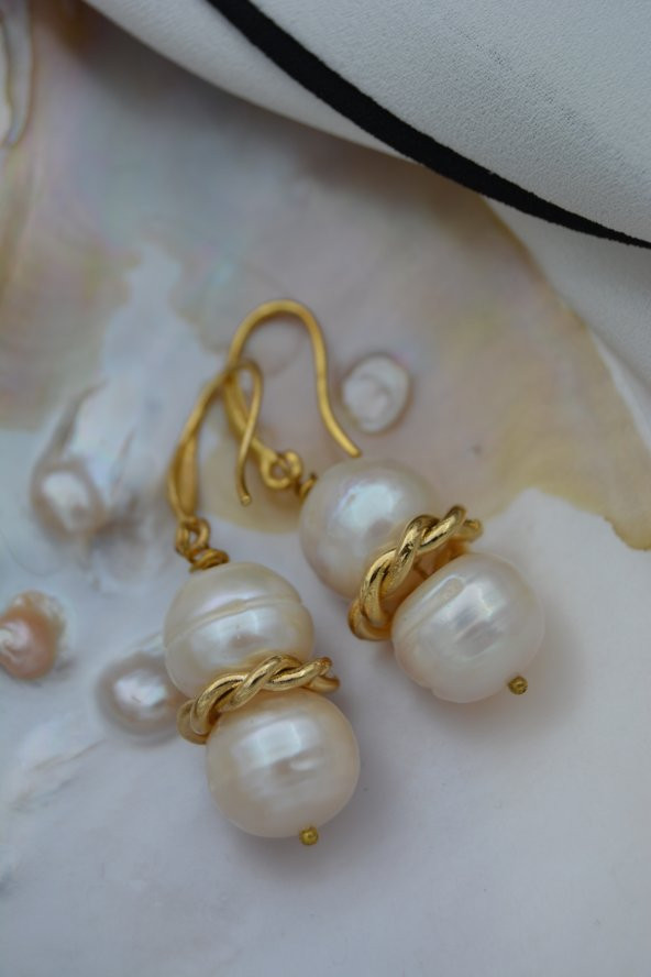 STONEAGE İNCİ KÜPE ürün görseli