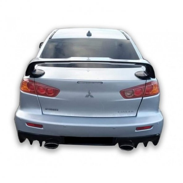 Mitsubishi Lancer 2008-2013 Evo X Spoiler Yüksek Plastik Boyalı - 3