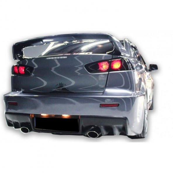 Mitsubishi Lancer 2008-2013 Evo X Spoiler Yüksek Plastik Boyalı - 5