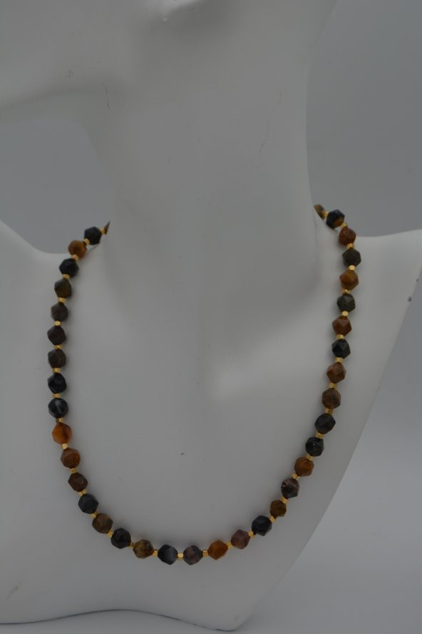 STONEAGE ÖZEL KESİM AGAT KOLYE - Resim 2