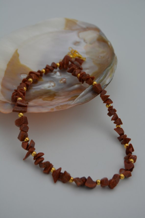 STONEAGE YILDIZ TAŞI TASARIM KOLYE - Resim 2